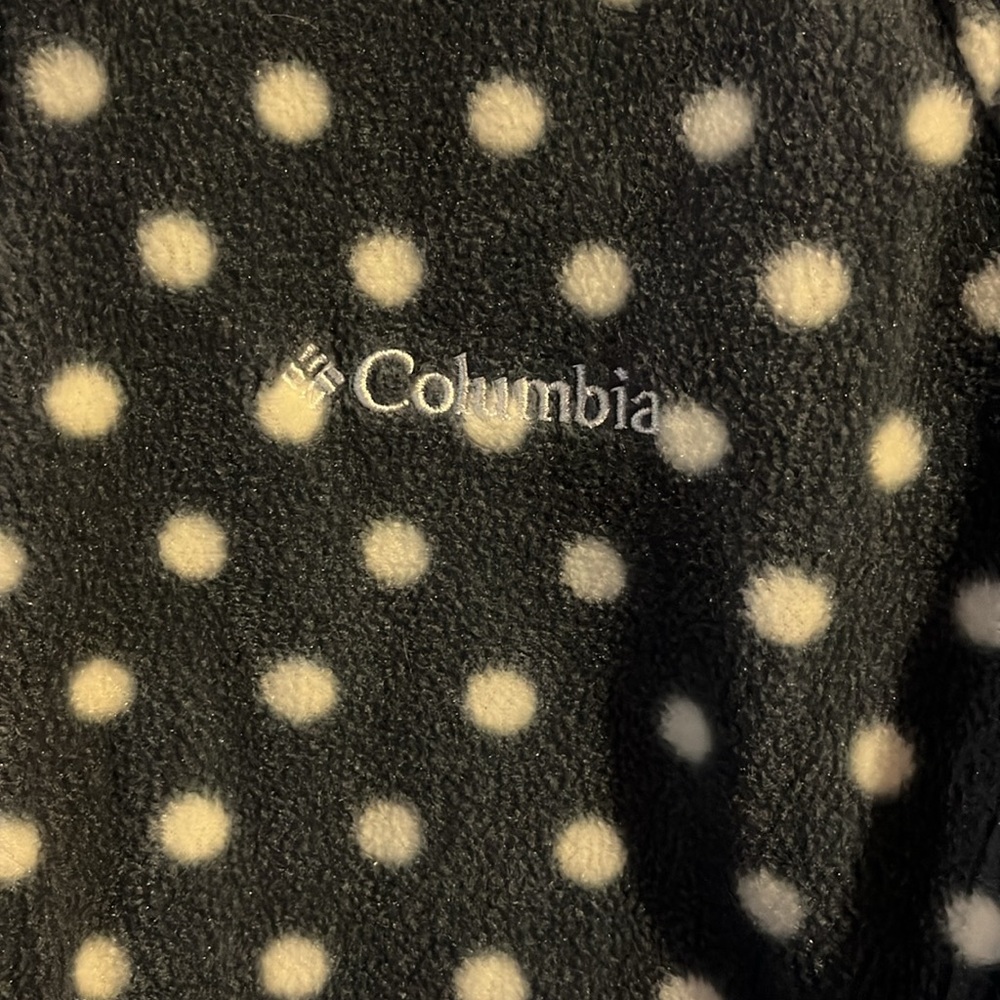 Columbia Blue and White Fleece Jacket - Picture 2 of 3